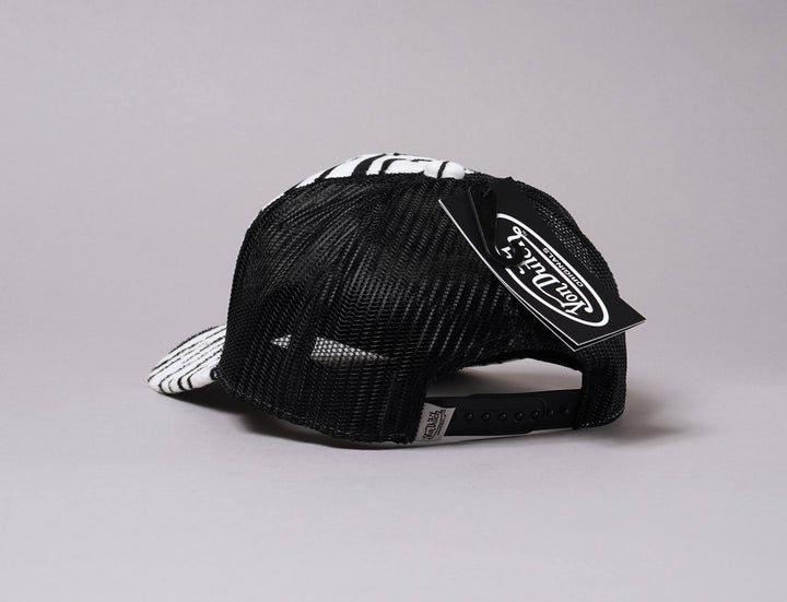 Cap Trucker Von Dutch Trucker Cap Fake Fur Zebra/Black Von Dutch Trucker Cap / Black / One Size (55-60 cm)