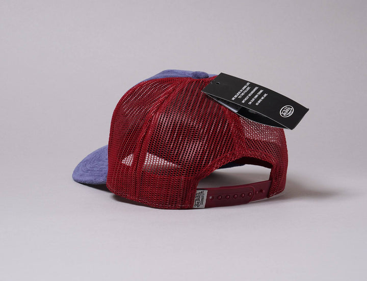 Cap Trucker Von Dutch Trucker Cap Velvet Navy/Bordeaux Von Dutch Trucker Cap / Blue / One Size (55-60 cm)