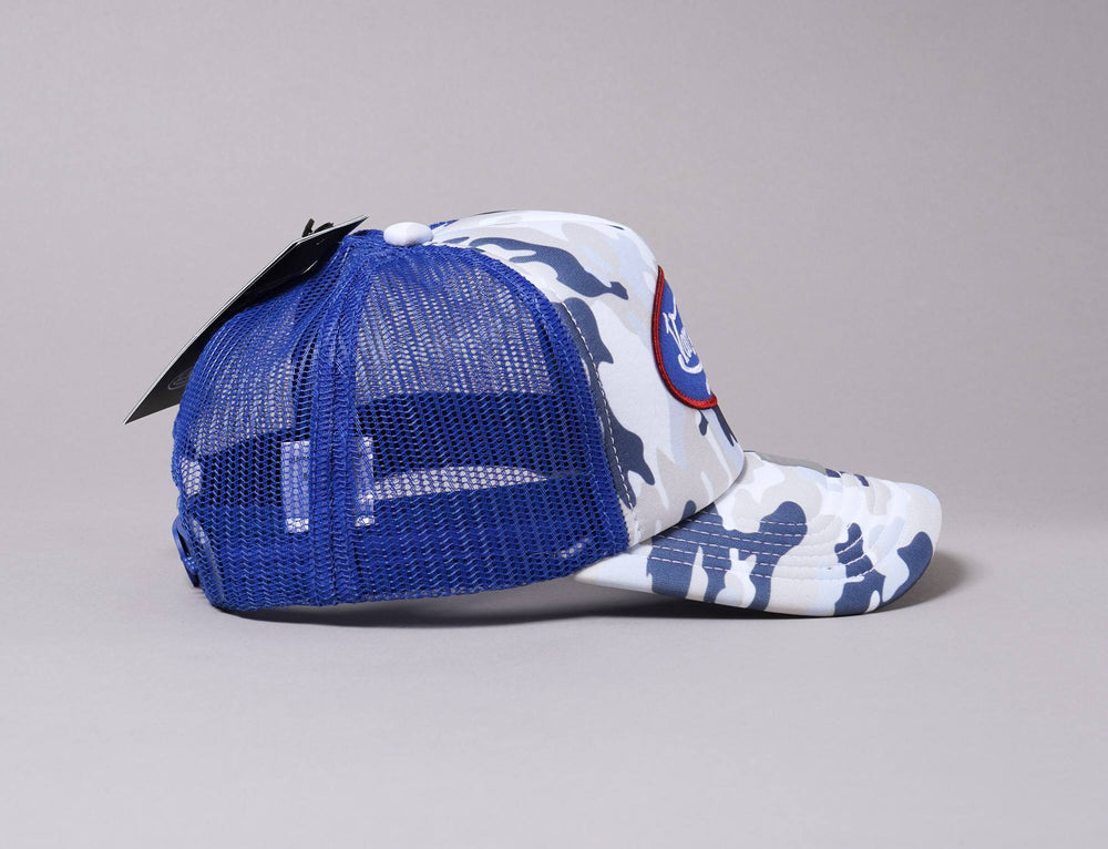 Cap Trucker Von Dutch Trucker Cap Foam Camo Blue/Blue Von Dutch Trucker Cap / Camo / One Size (55-60 cm)