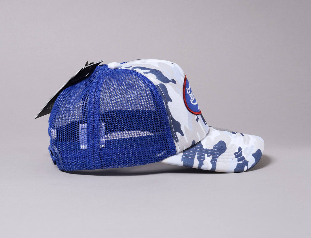 Cap Trucker Von Dutch Trucker Cap Foam Camo Blue/Blue Von Dutch Trucker Cap / Camo / One Size (55-60 cm)