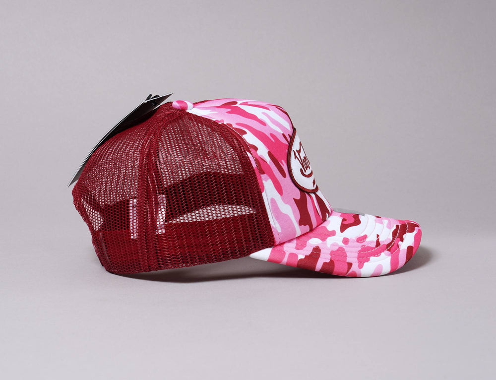 Cap Trucker Von Dutch Trucker Cap Foam Camo Pink/Red Von Dutch Trucker Cap / Camo / One Size (55-60 cm)