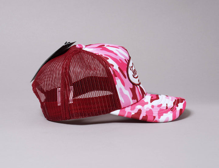 Cap Trucker Von Dutch Trucker Cap Foam Camo Pink/Red Von Dutch Trucker Cap / Camo / One Size (55-60 cm)