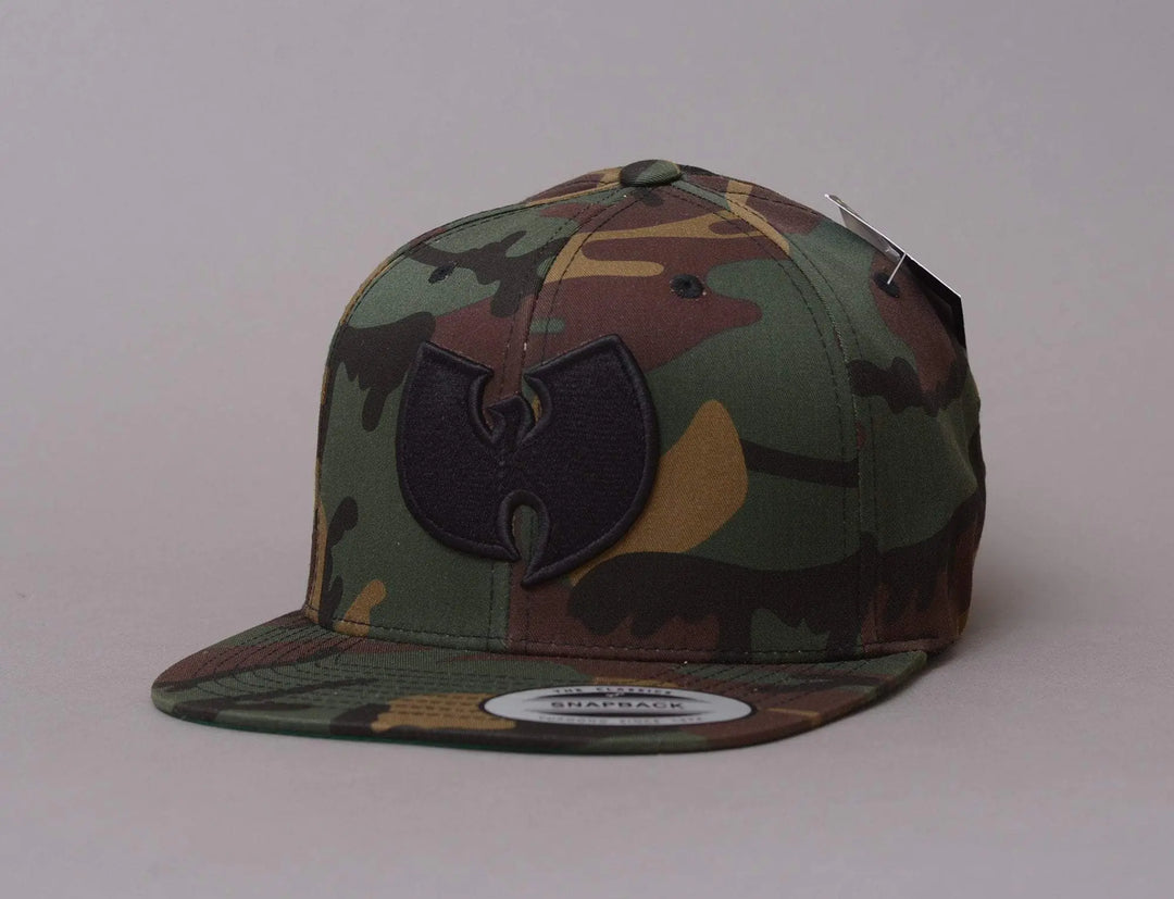 Cap Adjustable Wu-Wear Snapback Logo Cap Camo/Black Wu-Wear Adjustable Cap / Camo / One Size