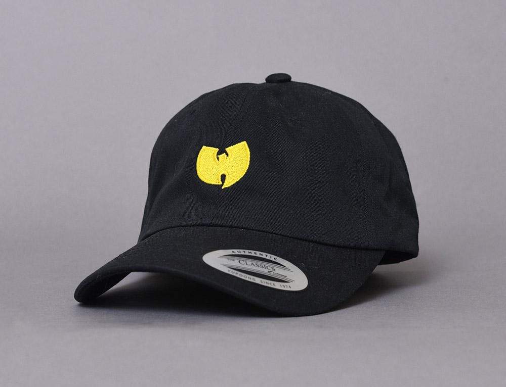 Cap Adjustable Wu_Wear WU009 Logo Dad Cap Black Wu-Wear Adjustable Cap Cap / Black / One Size