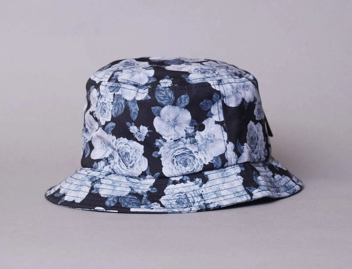 Hat Bucket Flexfit Bucket Grey Rose Yupoong Bucket Hat / Grey / One Size