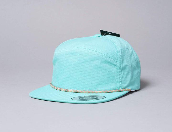 Cap 5-Panel Yupoong Color Braid Jockey Cap Mint Yupoong 5-Panel Cap / Green / One Size