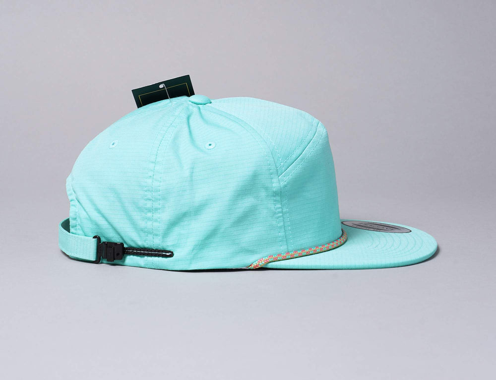Cap 5-Panel Yupoong Color Braid Jockey Cap Mint Yupoong 5-Panel Cap / Green / One Size