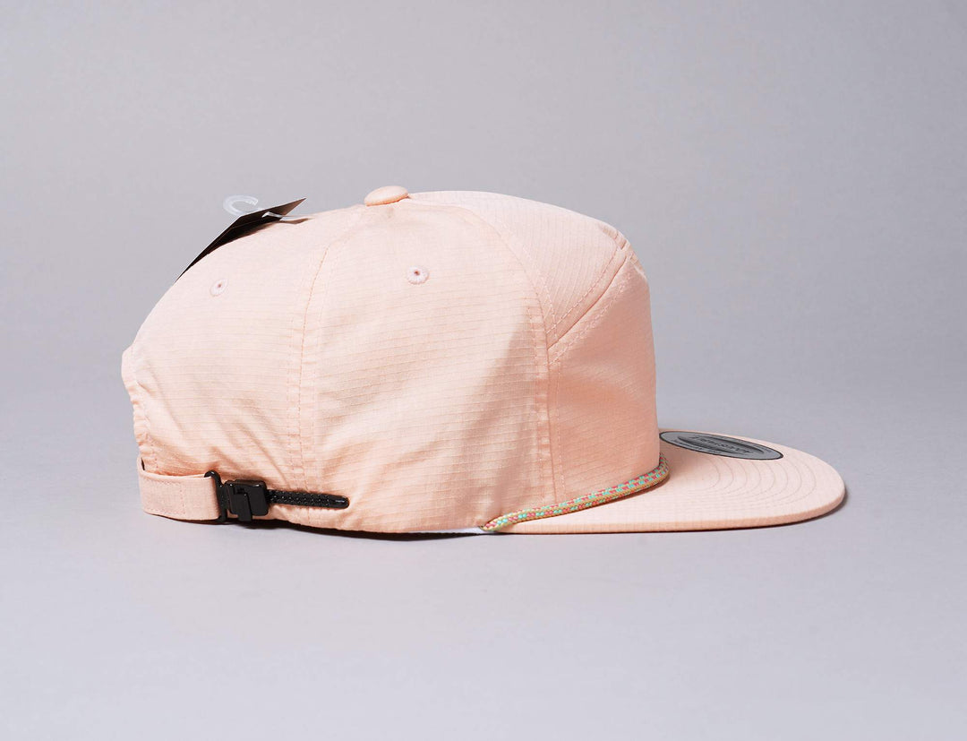 Cap 5-Panel Yupoong Color Braid Jockey Cap Peach Yupoong 5-Panel Cap / Pink / One Size