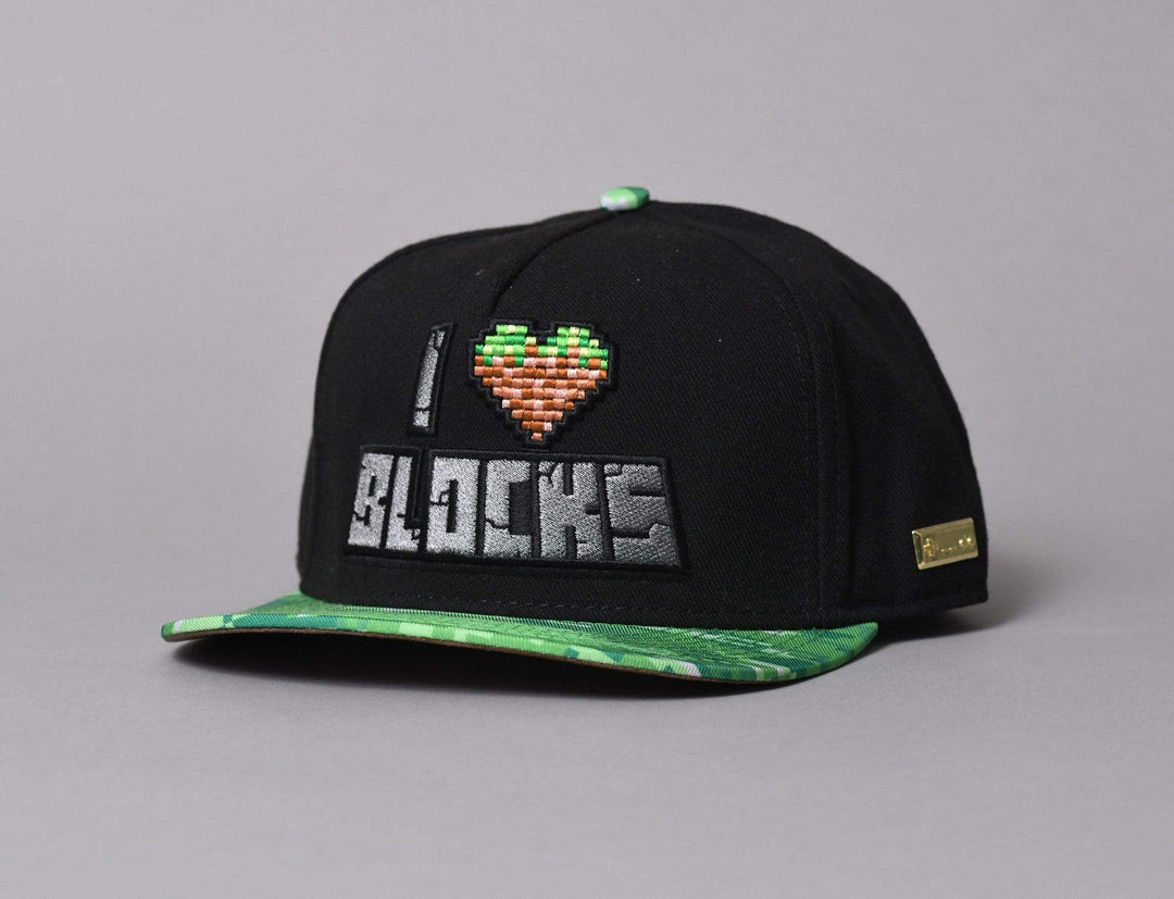 Cap Adjustable Minecraft Snapback Logo Cap Black Yupoong Adjustable Cap / Black / One Size