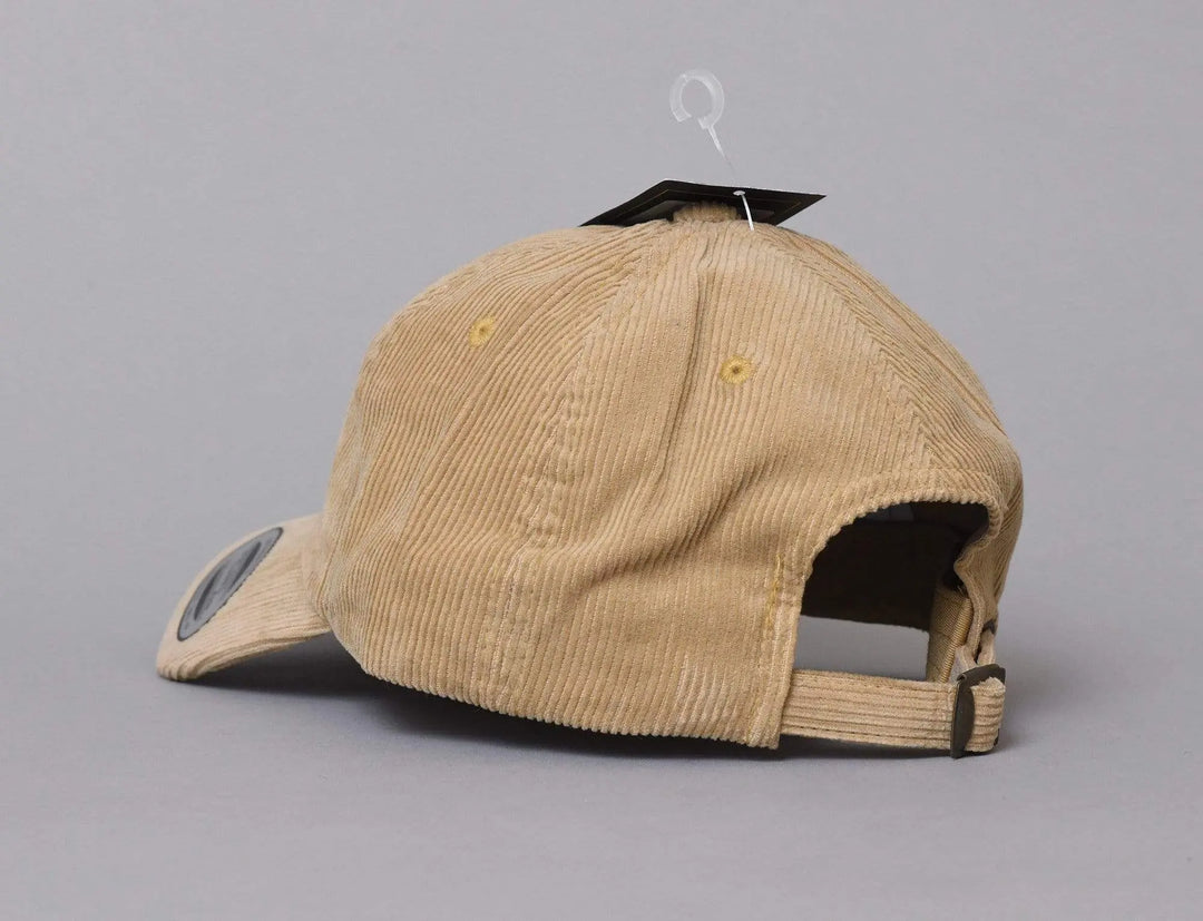 Cap Adjustable Low Profile Corduroy Cap Flexfit 6245CD Khaki Yupoong Adjustable Cap Cap / Beige / One Size