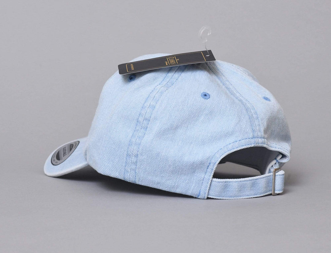 Cap Adjustable Yupoong 6245DE Low Profile Denim Cap Light Blue Yupoong Adjustable Cap Cap / Blue / One Size (55-61 cm)