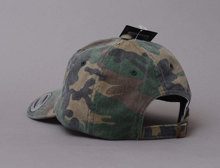 Cap Adjustable Low Profile Cato Washed Cap 6245CW Woodland Camo Yupoong Adjustable Cap Cap / Camo / One Size (55-61 cm)