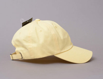 Cap Adjustable Flexfit Strap Cap 6245PT Peached Cotton Twill Yellow Yupoong Adjustable Cap Cap / Yellow / One Size (55-61 cm)