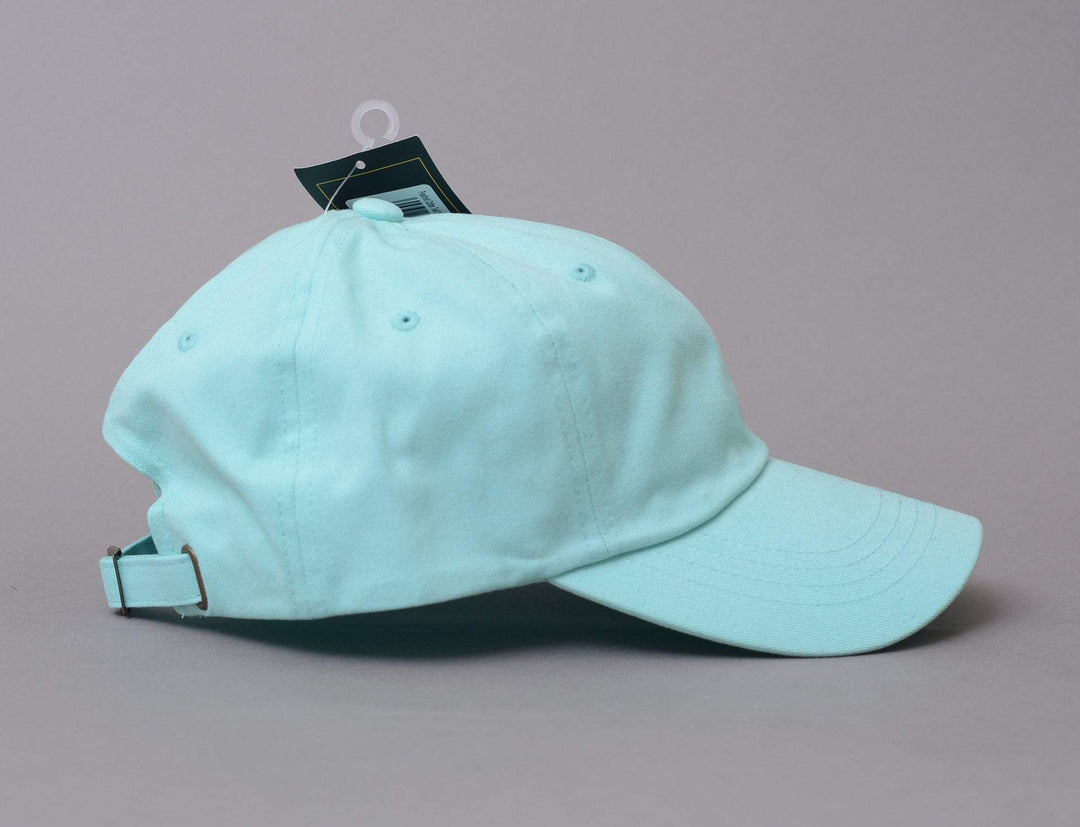 Cap Adjustable Flexfit Strap Cap 6245PT Peached Cotton Twill Diamond Blue Yupoong Adjustable Cap Cap / Blue / One Size