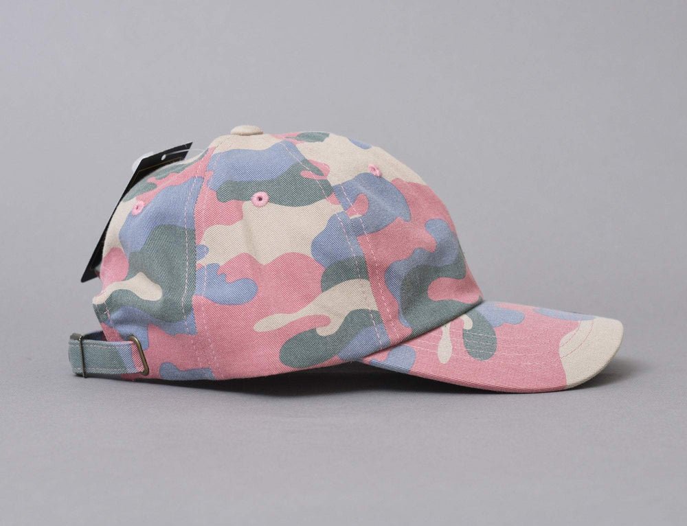 Cap Adjustable Yupoong 6245FC Low Profile Cotton Camo Rose/Blue Yupoong Adjustable Cap Cap / Camo / One Size