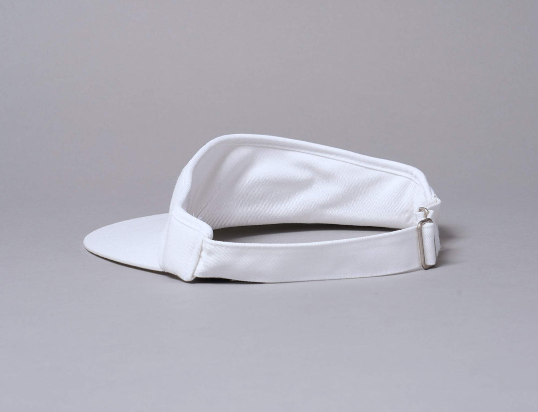Cap Headband Flat Round Visor Cap 8051 White Yupoong Visor Cap / White / One Size