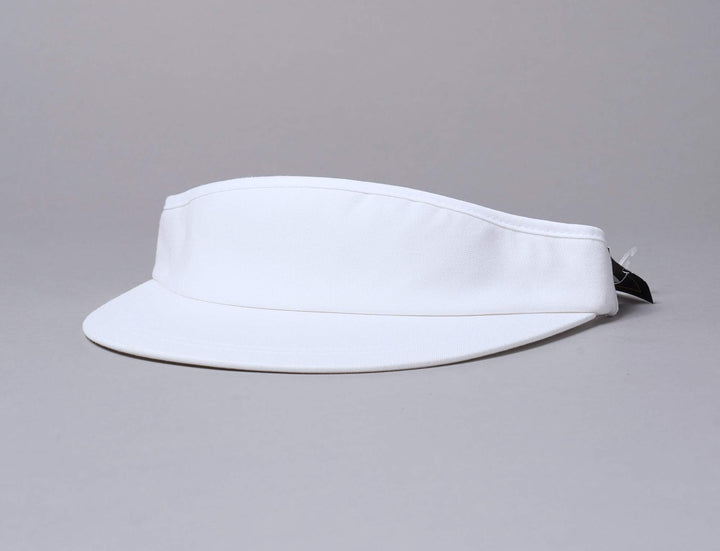 Cap Headband Flat Round Visor Cap 8051 White Yupoong Visor Cap / White / One Size