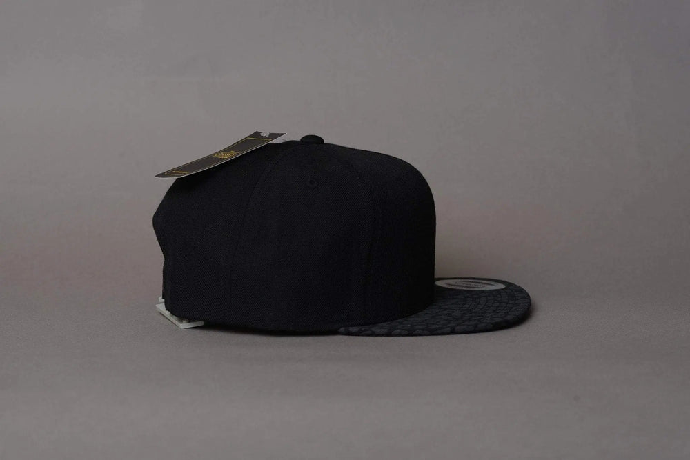 Cap Snapback Yupoong Snapback Black/Grey/Leopard Yupoong Snapback Cap / Black / One Size