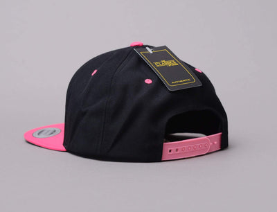Cap Snapback Yupoong Classic Snapback 6089MT Black/Pink Yupoong Snapback Cap / Black / One Size