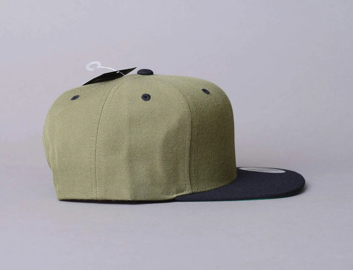Cap Snapback Yupoong Classic Snapback 6089MT Olive/Black Yupoong Snapback Cap / Green / One Size