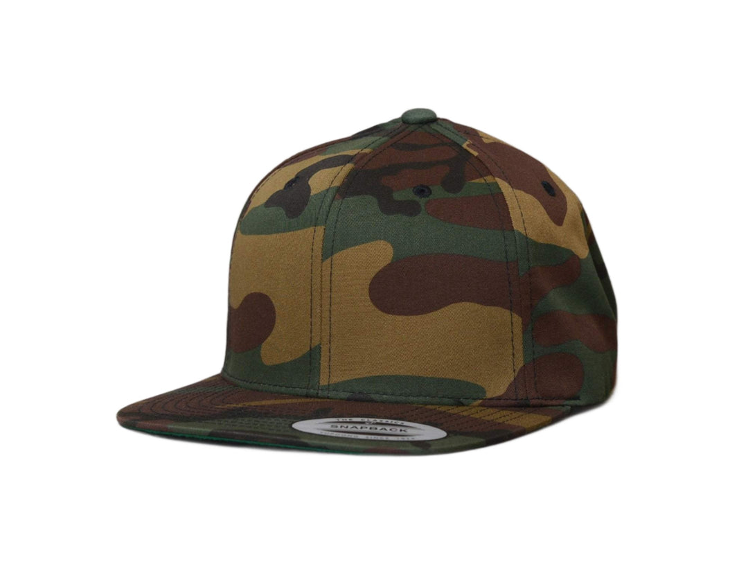 Cap Snapback Yupoong 6089CF Snapback All Over Camo Yupoong Snapback Cap / Camo / One Size
