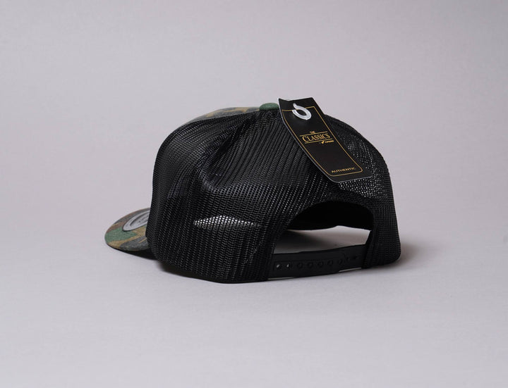 Cap Trucker Camo Trucker Cap Retro Woodland Camo/Black Yupoong Trucker Cap / Camo / One Size (55-61 cm)