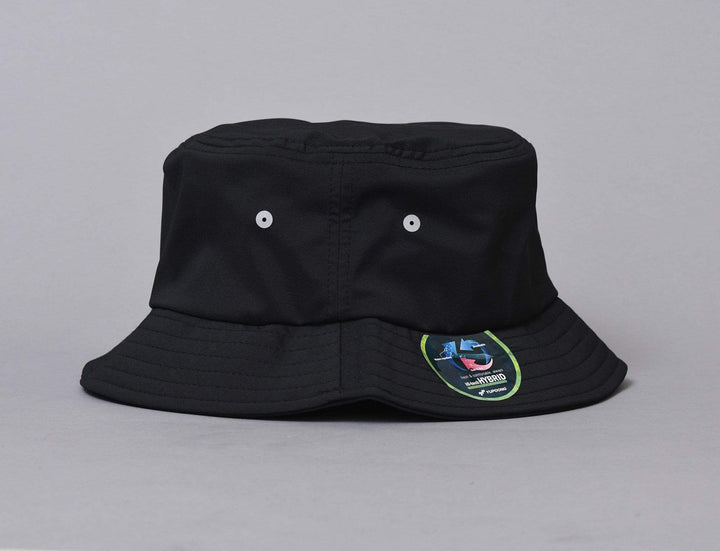 Hat Bucket Flexfit Nylon Bucket Hat 5003N Black Yupoong Bucket Hat / Black / One Size
